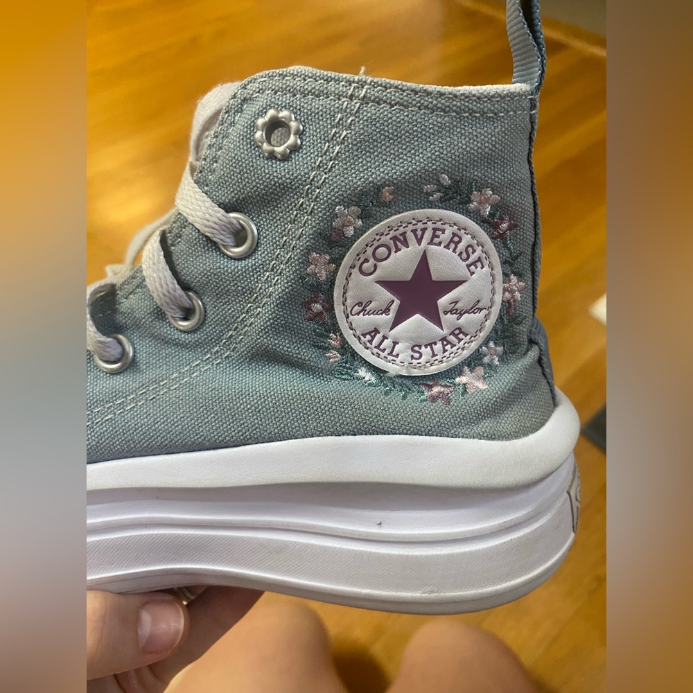 Converse Kids High-Top Sneakers - Light Blue